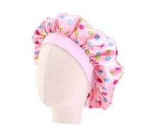 Vaguelly 4 pièces Bonnet de Nuit Garçon Fille Satin Élastique Léger et Respirant Protection Cheveux pour Maison et Voyage Mixte Garçon Fille Couleurs Assorties