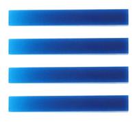 Vaguelly 4 Pièces Cale en Silicone pour Piano Bleu, Sourdine Pratique pour Accordage Sécurisé, Accessoires Indispensables pour Étudiants et Professionnels du Piano