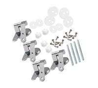 Vaguelly 4 Pièces Charnière De Couvercle De Toilette Charnière De Siège De Toilette De Montage Supérieur De Zinc