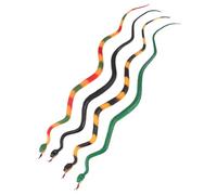 Vaguelly 4 Pièces Lot de Serpents Simulés pour Farces Halloween Accessoires Cosplay Tricky Snake Props Jouets Prank Réalistes pour Garçon Fille et Fêtes