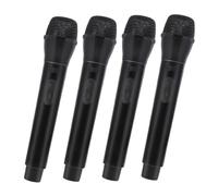 Vaguelly 4 Pièces Microphone Simulation Réaliste pour Garçon Fille et Ergonomique Accessoire de Scène et Fête Anniversaire Favorise Jeu Imagination et Soi