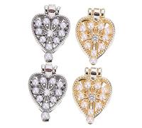 Vaguelly 4 Pièces Perceuse à Ongles Clou Ongles Diamants Strass Trousse S'agiter Ajustable Autocollant Gemmes Décoration Des Ongles Gemmes D'amour Pour Les Ongles Patch De Manucure Haoshi