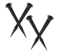 Vaguelly 4 pièces Piquets de Lumière Solaire Lot de Supports de Jardin pour Éclairage Extérieur Stabilité pour Lampes de Décoration et Panneaux Solaire Résistants Aux Intempéries