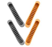 Vaguelly 4 Pièces Protection D'aisselle Accessoire Réduisant la Fatigue du Bras pour Béquilles Doubles en Tpr Structure Double Couche Marche en Escalier Rééducation