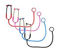 Vaguelly 4 Pièces Stéthoscopes Garçon Fille pour Jeux de Rôle Médecin Infirmier et Portable pour Fêtes et Cosplay
