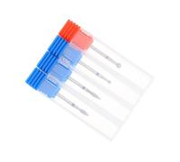 Vaguelly 4 Pièces Vernis à Ongles Uv Clous Peu Forets à Ongles En Carbure Ponçage Morceaux Trousses Petit Kits D'ongles Clou De Foret Filer Fournitures De Nail Art Acier Allié Au Tungstène