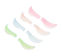 Vaguelly 4 Set Coussinets Silicone pour Rehaussement de Cils Pads Doux Réutilisables pour Fixation et Bouclage des Cils Outils et Usage Domestique