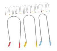 Vaguelly 48 pièces Clips U U pour Chauffants Pinces de Fixation Légères et Portables pour Cheveux Kit de Remplacement pour Boucles Durables et Maintien Ferme