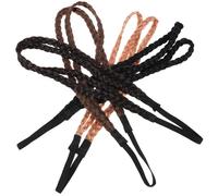 Vaguelly 4pièces Bandeau Tressé Élastique Pour Cheveux Accessoires De Coiffure Pour Femmes Lot De Bandeaux Fins