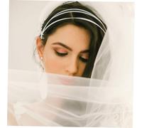 Vaguelly 4pièces Bases De Couronne Métal Pour Filles Kit De Fabrication De Bandeaux Cadre De Coiffure Superposé Accessoire De Création Base De Diadème Diy Support De Coiffure Pour