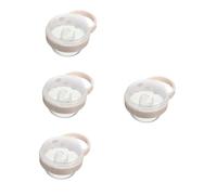 Vaguelly 4pièces Boîte De Rangement Pour Sucette Boîte De Anti-poussière Réutilisable Pour Tétines Accessoire Pratique Et Hygiénique Pour Design Portable Avec Modèle Panda