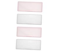 Vaguelly 4pièces Boîtes De Rangement Pour Outils De Manucure Polissage Des Ongles Boîtes à Outils Vides Pour Nail Art