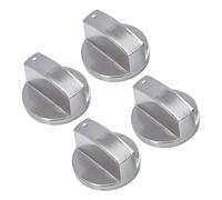 Vaguelly 4pièces Boutons De Cuisinière Métal Boutons De Commande De Brûleur Remplacement De De Cuisinière De Cadran De Brûleur