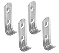 Vaguelly 4pièces Clips De Fixation Pour Étagère De Congélateur Supports Acier Inoxydable Crochets De Serrage Pour Réfrigérateur Outil De Montage Lot