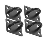 Vaguelly 4pièces Crochets pour Faux Plafond Acier Inoxydable Plaque à Œillet et Support de Fixation Plafond pour Balançoire Sangles de Suspension et Cintre