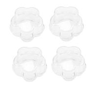 Vaguelly 4pièces Pour Boutons De Cuisinière à Couvercles De Sécurité Garçon Fille Protège-ovens Transparent Pour Prévenir Les Accidents Domestiques