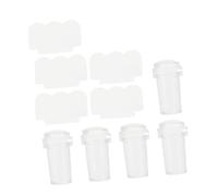 Vaguelly 5 Ensembles Outil de d'ongle kit stamping nail art nail kit clous de colle aimant para outil d'estampage de manucure estampe à ongles de transfert Gel de silice Transparent