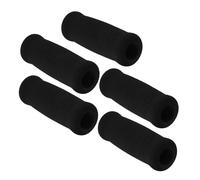 Vaguelly 5 Pièces Accessoires cannes et béquilles handicapés accessoire Poignée de canne remplacement de la poignée de la canne poignées de béquille antidérapantes poignée de roue éponge