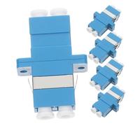 Vaguelly 5 pièces Adaptateur LC Fibre Optique Coupleur Simplex Plastique pour Connecteurs Câble Fibre Installation Facile pour Réseaux et Centres de Données