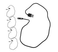 Vaguelly 5 Pièces Câble de Charge Magnétique pour Smartwatch et Téléphone Charge Rapide USB Broches Compatible Montres et Bracelets Connectés Câble de Recharge Magnétique pour Usage