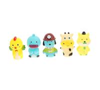 Vaguelly 5 Pièces Marionnettes à Doigts Cartoonesques pour Garçon Fille de Marionnettes Animaux Jouets Éducatifs pour Activités de Jeu et Histoires pour Fêtes et Halloween