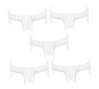 Vaguelly 5 Pièces Pochoir à Sourcils Plastique Règle de Mesure pour Tatouage de Sourcils Gabarit de Positionnement Outil de Mise Forme