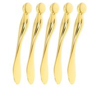 Vaguelly 5 Pièces Zinc Alloy Eye Applicator Stick Portable Facial Eye Massager Roller For Gentle Undereye Massage And Skincare Routine