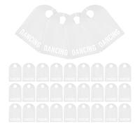 Vaguelly 50 Pièces Étiquettes Noms Verres à Vin Papier Blanc Marqueurs Écrits Main pour Mariages Anniversaires Soirées Danses