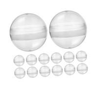 Vaguelly 50 Pièces Étui à Oeufs Gacha Machine à Bubble-gum Capsules De Machine à Gommes Machine à Capsules De Jouets Boule De Gomme En Gros Distributeur Automatique Pour Vide Plastique