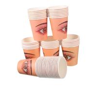 Vaguelly 50 Pièces Lash Cups Practice Reusable Eyelash Extension Training Cups With Realistic Eye Design For Makeup Practice And Skill Improvement Beginners