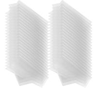 Vaguelly 50pièces Pochette Auto-adhésive pour De Disques Manchon Extérieur Antistatique pour Albums Transparentes Et Résistantes Rayures