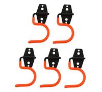 Vaguelly 5pièces Crochets Muraux Robustes Pour Garage Supports De Rangement Lourds Pour Balais Outils Et Matériel Organisateur Mural Pratique Pour Atelier Et Entrepôt