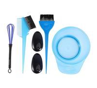 Vaguelly 5pièces Kit De Teinture Pour Cheveux Outil De Coloration Capillaire Portable Kit Complet De Teinture Diy Lavable Et Réutilisable