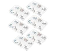 Vaguelly 6 Boîtes charmes d'ongles d'hiver nail art d'hiver décors d'ongles de vacances Fournitures d'art Fournitures de bricolage pour le nail art joyaux