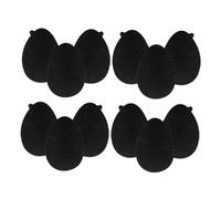 Vaguelly 6 Paires Autocollants Antidérapants Pour Semelles Protecteur Talonnettes Pour Chaussures Coussinets De Chaussures à Talons Hauts Poignées Seul Tampon Résine Vinylique Black