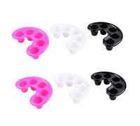 Vaguelly 6 pièces Bols de Trempage pour Ongles Manucure Bols Résistants aux Impacts pour Soin des Ongles Élimination Peau Morte et Ramollissement Cuticules Usage Professionnel et Maison