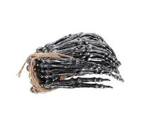 Vaguelly 6 Pièces Décorations de Fête Halloween Main de Squelette Accessoires Effrayants pour Parties et Scènes Horrifiques pour Maisons Hantées et Photographies