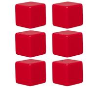Vaguelly 6 Pièces Grand Cube Vide Écrivable Plastique pour Jeux DIY et Outils Pédagogiques pour Activités Scolaires et Amusement Famille