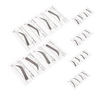 Vaguelly 6 Pièces Kit Sourcils Pochoirs Jetables Pour Maquillage Stickers Sourcils Femmes Femme Pratique Étape Par Étape Variés