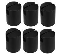 Vaguelly 6 Pièces Outdoor Trampoline Pole Caps Weatherproof Plastic End Covers for Enclosure Poles Secure Fit for Safety Net Protection