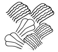 Vaguelly 6 Pièces peigne à cheveux en métal hair charms hair toppers de fourchette à cheveux denté pince cheveux clips de peigne à cheveux peignes à cheveux pour femmes accessoires