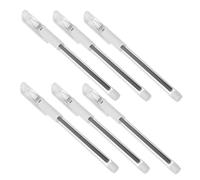 Vaguelly 6 Pièces Stylo Beauté Stylo Marqueur à Sourcils Règle De Marqueur De Sourcil Stylo De Tatouage Permanent Des Sourcils Stylos De Marquage De Tatouage Black Plastique