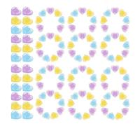 Vaguelly 60 Pièces Lot de Perles de Rayons de Vélo en Plastique Forme Cœur Légères Clips Faciles à Installer pour Décoration Roues Vélo Garçon et Filles et Routes de Campagne