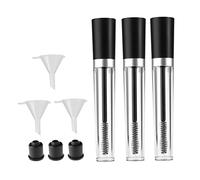 Vaguelly 6pièces Bouteille De Mascara Portable Rechargeable Contenant Liquide De Croissance Des Cils Lot De Bouteilles Vides