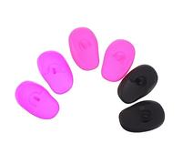 Vaguelly 6Pièces Cache Oreilles Silicone Pour Des Cheveux Oreilles Protecteurs Réutilisables Couverture Oreilles Couleur Couleur Aléatoire