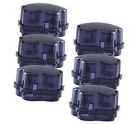 Vaguelly 6pièces Caches De Bouton De Cuisinière à Gaz Protections De Bouton De Gaz Couvercles De Sécurité Pour Brûleur De Four Couvercles De Brûleur De Cuisinière à De à