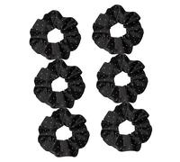 Vaguelly 6pièces Élastiques Cheveux Femme Avec Strass Grandes Élastiques Douces Pour Queue De Cheval Et Chignon Accessoires Cheveux Extensibles Et Confortables Pour Mi-longs à Longs Chic Et
