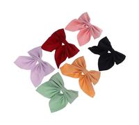 Vaguelly 6pièces Nœuds Pour Cheveux Avec Pince à Cheveux Nœuds Pour Filles Pour Tout-petits Maintient Fermement Ne Tombe Facilement