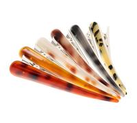 Vaguelly 6pièces Pince à Cheveux Décorative Corne De Bœuf Pour Filles Épingle à Queue De Cheval Lot De Mélangées