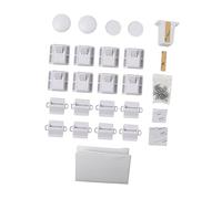 Vaguelly 8 2 Verrous Darmoire À Utiliser Pour Les Armoires De Réfrigérateur Les Tiroirs Blancs Robustes Et Décoratifs